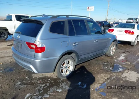 2006 BMW X3 3.0I из США, поврежденный, VIN WBXPA93416WG79982